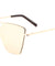 Cat Eye Angled Double Top Brow Bar Aviators Sunglasses Wholesale