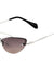 Small Metal Aviator Cat Eye Rimless Sunglasses Wholesale