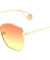 Wholesale Butterfly Pearl Temple Oceanic Color Sunglasses