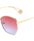 Wholesale Butterfly Pearl Temple Oceanic Color Sunglasses