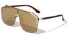 Flat Top Rimless Shield Sunglasses Wholesale