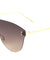 Rimless Shield Oceanic Color Wholesale Sunglasses