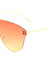 Rimless Shield Oceanic Color Wholesale Sunglasses