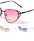Thin Frame Cat Eye Color Lens Sunglasses Wholesale