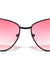 Thin Frame Cat Eye Color Lens Sunglasses Wholesale