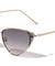 Thin Frame Cat Eye Color Lens Sunglasses Wholesale
