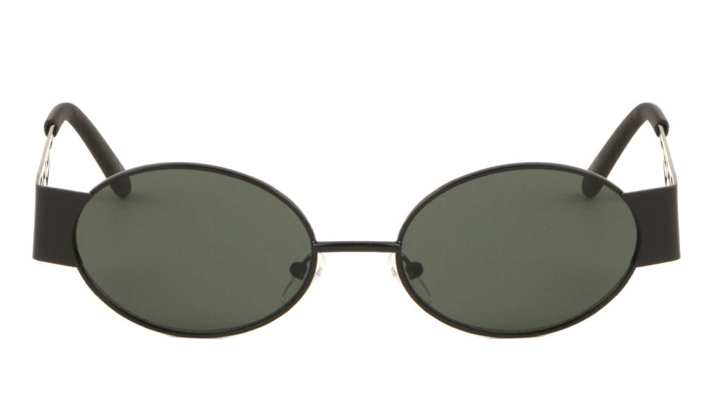 Wholesale Cut Out Temple Oval Sunglasses