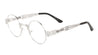 Round Clear Lens Steampunk Glasses Wholesale