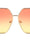 Hexagon Oceanic Color Fashion Wholesale Sunglasses