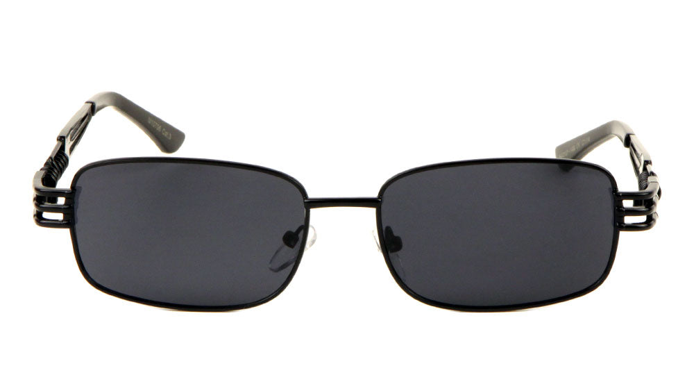 Rectangle Spring Temple Sunglasses Wholesale