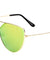 Flat Top Color Mirrored Cat Eye Wholesale Sunglasses