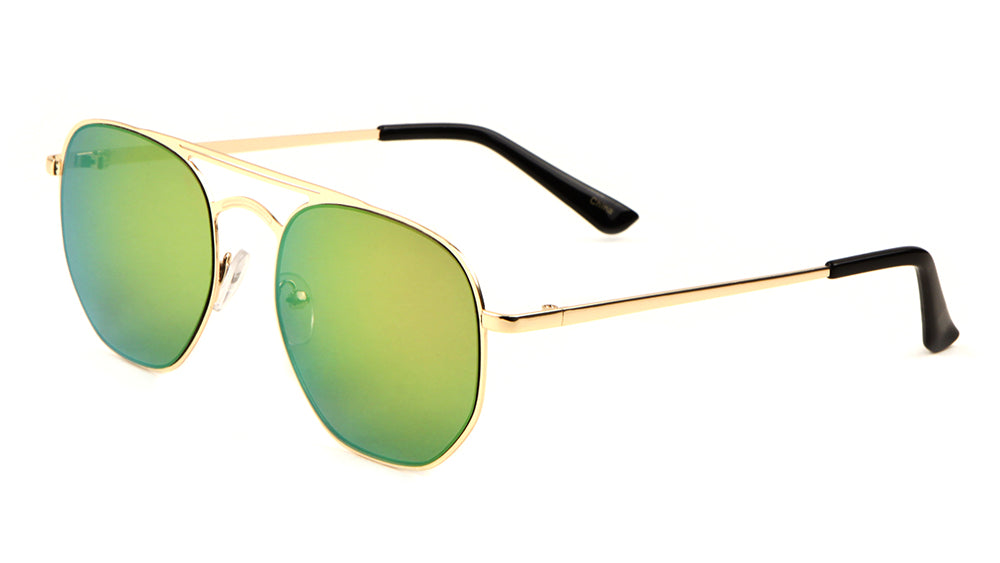 Lens Inlay Aviators Sunglasses Wholesale