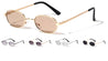 Thin Oval Fashion Sunglasses Wholesale