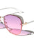 Glitter Side Shield Butterfly Wholesale Sunglasses