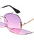 Rimless Butterfly Wholesale Sunglasses