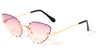 Cat Eye Edge Cut Wholesale Sunglasses