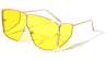 Oversized Fashion Side Lens Shield Wholesale Sunglasses