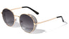 Glitter Side Lens Shield Round Wholesale Sunglasses