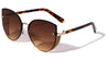 Cat Eye Side Glitter Shield Fashion Wholesale Sunglasses