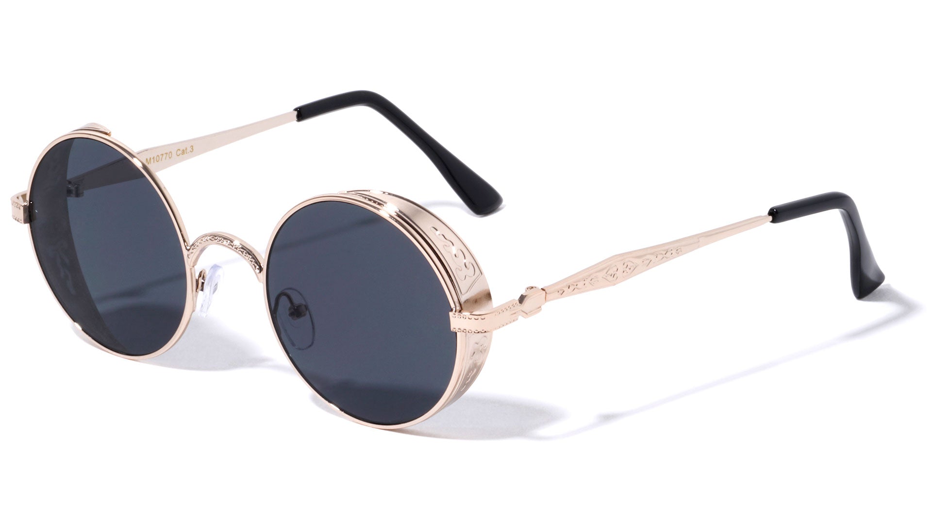 fancy goggles Round Designer Side Shield Wholesale Sunglasses