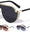 Flat Top Half Glitter Shield Wholesale Sunglasses