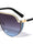 Flat Top Half Glitter Shield Wholesale Sunglasses