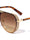 Aviator Glitter Shield Wholesale Sunglasses
