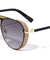 Aviator Glitter Shield Wholesale Sunglasses