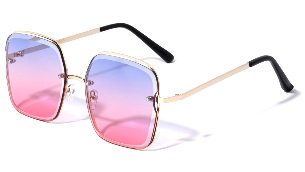 Edge Cut Butterfly Wholesale Sunglasses