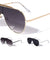 Round Shield Lens Aviators Wholesale Sunglasses