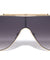 Round Shield Lens Aviators Wholesale Sunglasses