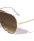 Round Shield Lens Aviators Wholesale Sunglasses