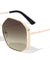 Geometric Octagon Side Shield Wholesale Sunglasses