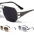 Flat Top Angular Aviators Wholesale Sunglasses