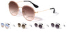 Edge Cut Bevel Butterfly Wholesale Sunglasses