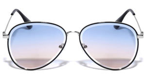 Edge Cut Bevel Butterfly Wholesale Sunglasses