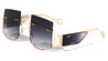 Rimless Oversized Panel Lens Wholesale Sunglasses