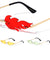 Fire Flame Rimless Color Lens Wholesale Sunglasses