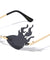 Fire Flame Cat Eye Rimless Color Lens Wholesale Sunglasses