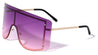 Oversized Rimless Shield Wholesale Sunglasses