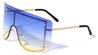 Oversized Rimless Shield Wholesale Sunglasses