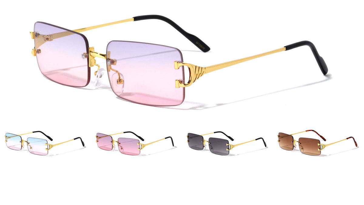 Rimless Square Wholesale Sunglasses