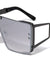 Oversized Shield One Piece Cut Out Temple Wholesale Sunglasses