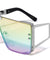 Oversized Shield One Piece Cut Out Temple Wholesale Sunglasses