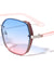 Glitter Trim Rimless Butterfly Wholesale Sunglasses