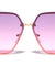 Rimless Squared Butterfly Wholesale Sunglasses