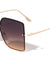 Rimless Squared Butterfly Wholesale Sunglasses