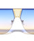 Oversized Rimless Flat Top Shield Wholesale Sunglasses