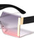 Rimless Squared Butterfly Wholesale Sunglasses