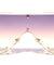 Oversized Rimless Shield Outline Frame Wholesale Sunglasses